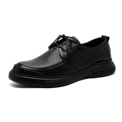 Damen Sneaker Sportlich Atmungsaktiv Mesh Leder