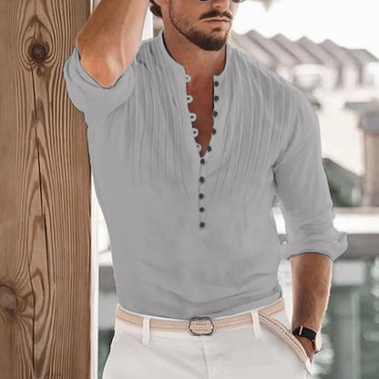 Herren Bluse Modisch Baumwoll Berlin Style