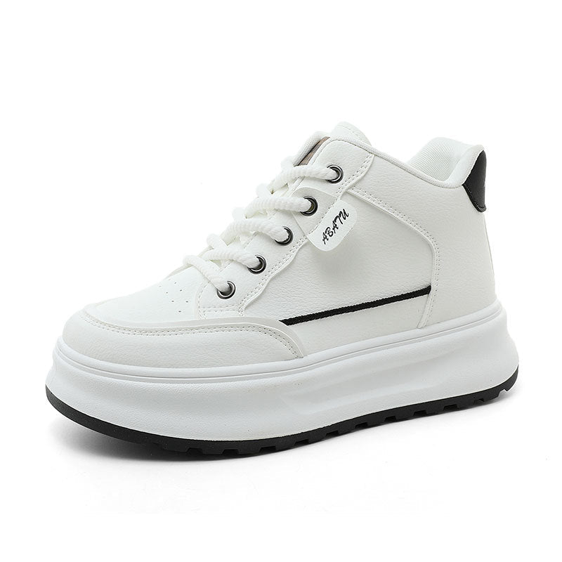 Damen Sneaker High-Top Atmungsaktiv Komfortabel Schwarz