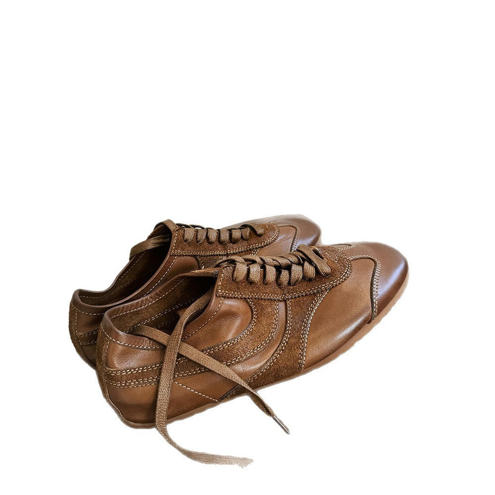 Damen Laufschuhe Leder atmungsaktiv Komfort Schuhe Sport