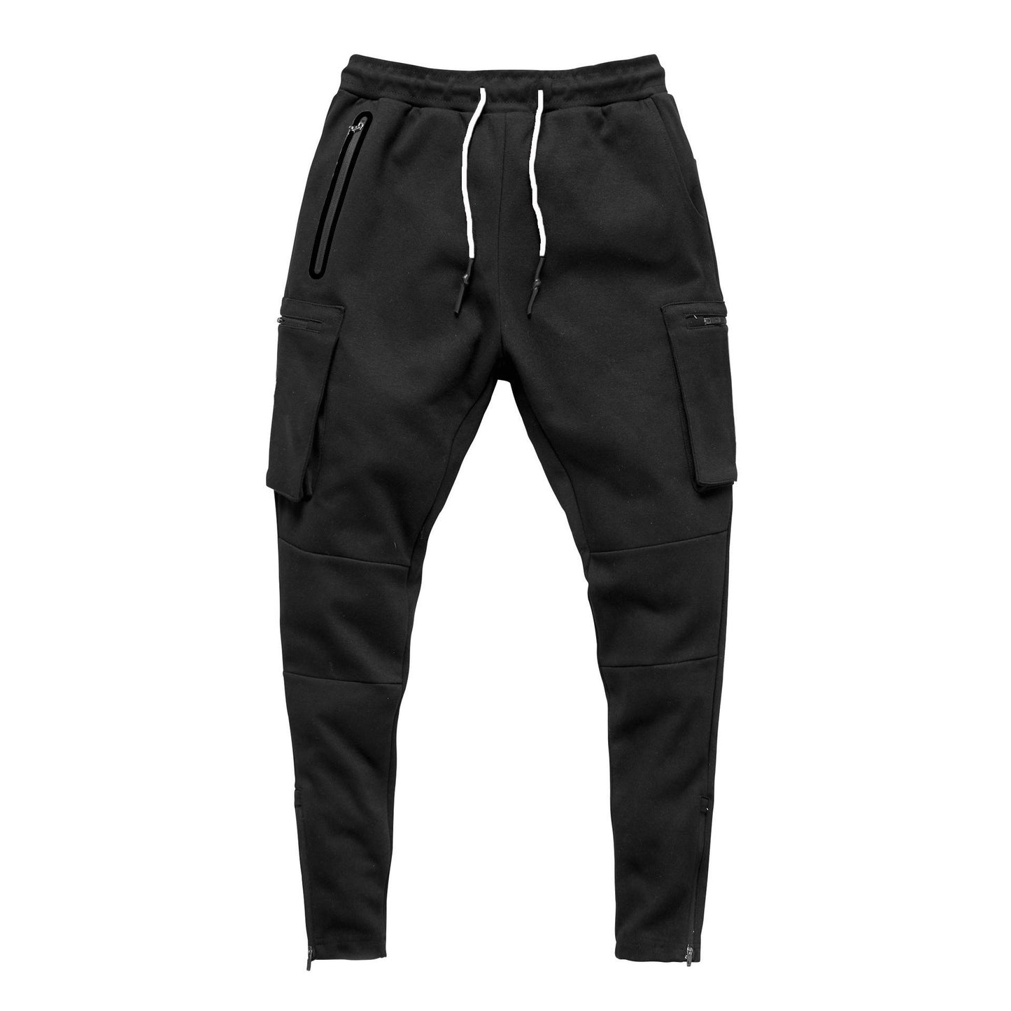Herren Jogginghose Cargo Bequem Reißverschluss Taschen Modern