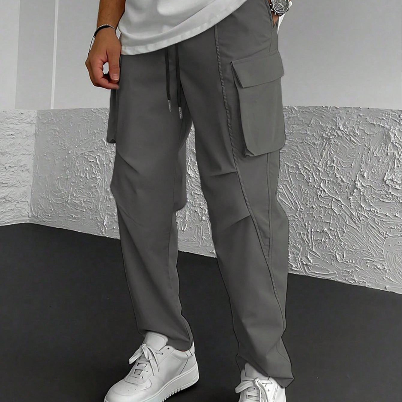 Herren Cargo-Hose Multifunktional Elastisch Comfort - BerlinGlamour