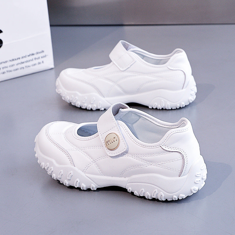 Damen Freizeitschuhe Klettverschluss Bequem Schwarz