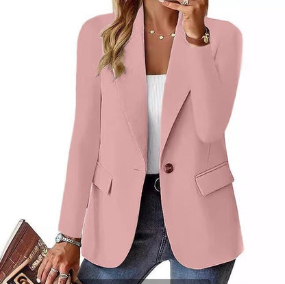 Damenblazer Slim Fit mit Knopfverschluss und Klassischem Schnitt