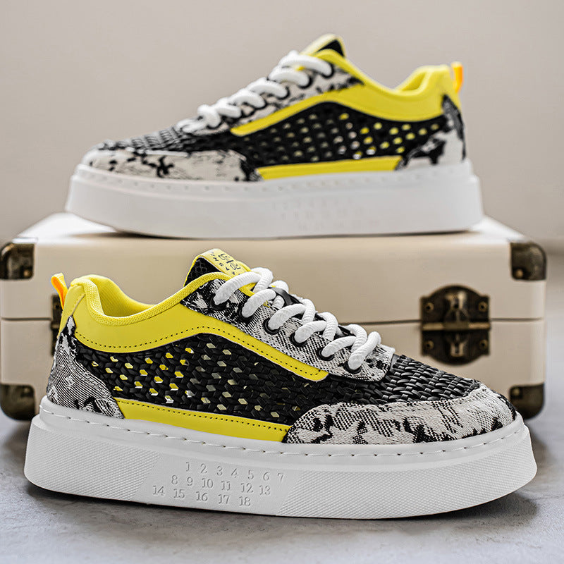 Damen Sneaker Plateau atmungsaktiv Komfort Schuhe - BerlinGlamour