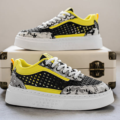 Damen Sneaker Plateau atmungsaktiv Komfort Schuhe - BerlinGlamour