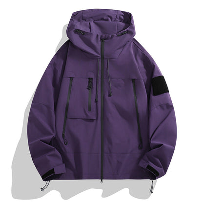 Herren Funktionsjacke Wasserabweisend Vielseitig Sicherheitsjacke