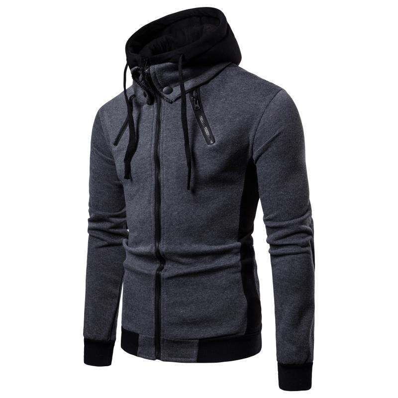 Herren Kapuzenjacke Modern mit Reißverschluss Wasserabweisend