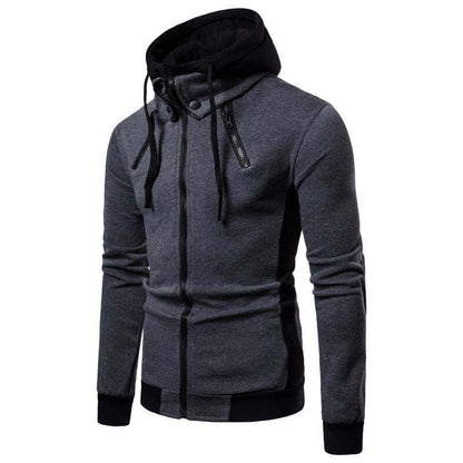 Herren Kapuzenjacke Modern mit Reißverschluss Wasserabweisend