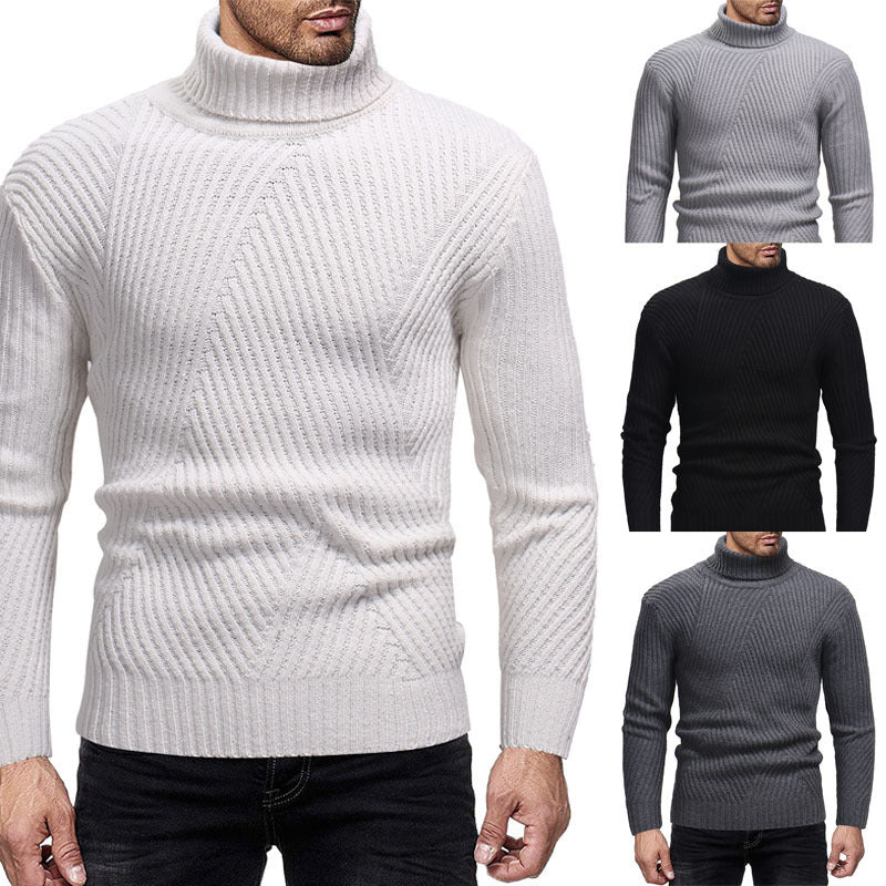 Herren Rollkragenpullover Elegante Kaschmir Qualität - BerlinGlamour