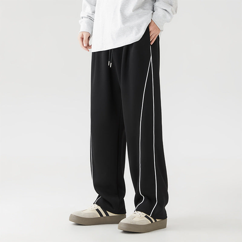 Herren Sporthose Lässig Elegante Side Streifen