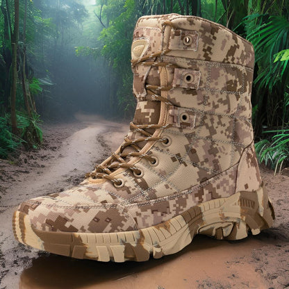 Herren Stiefel Camo Schnelltrocknend Outdoor Einsatzstiefel