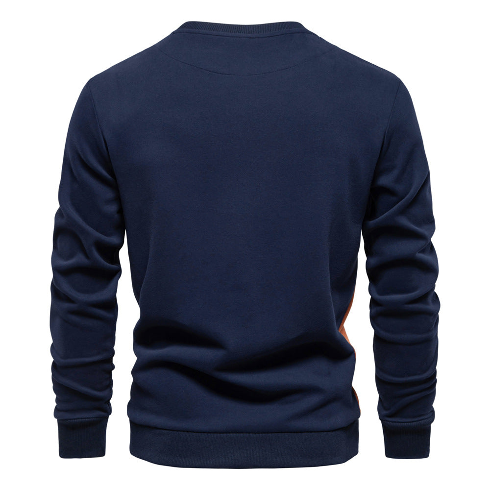 Herren Sweatshirt Moderne Farbblockoptik Casual