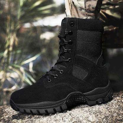 Herren Tactical Stiefel Knöchelschutz Rutschfest Outdoor