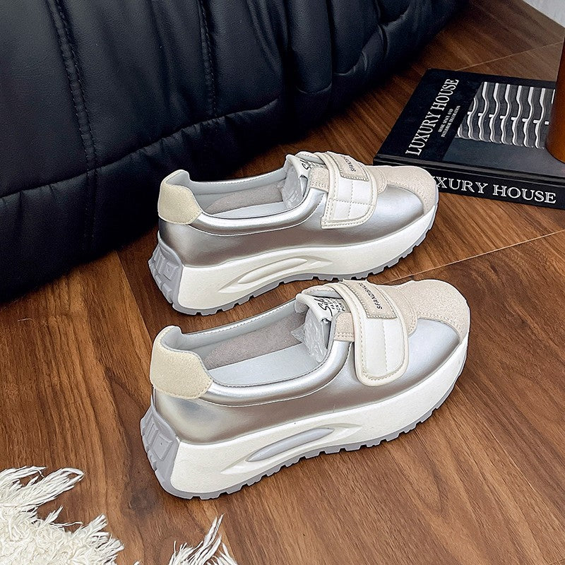 Damen Sneaker Plateau Schuhe Trendy Modisch