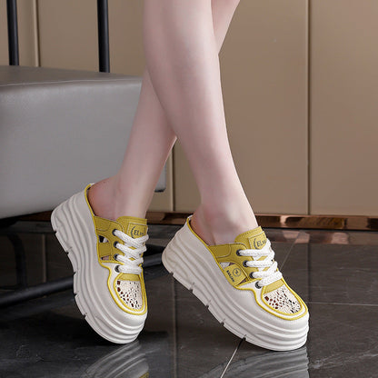 Damen Sneaker Freizeitschuhe Bequem Mesh