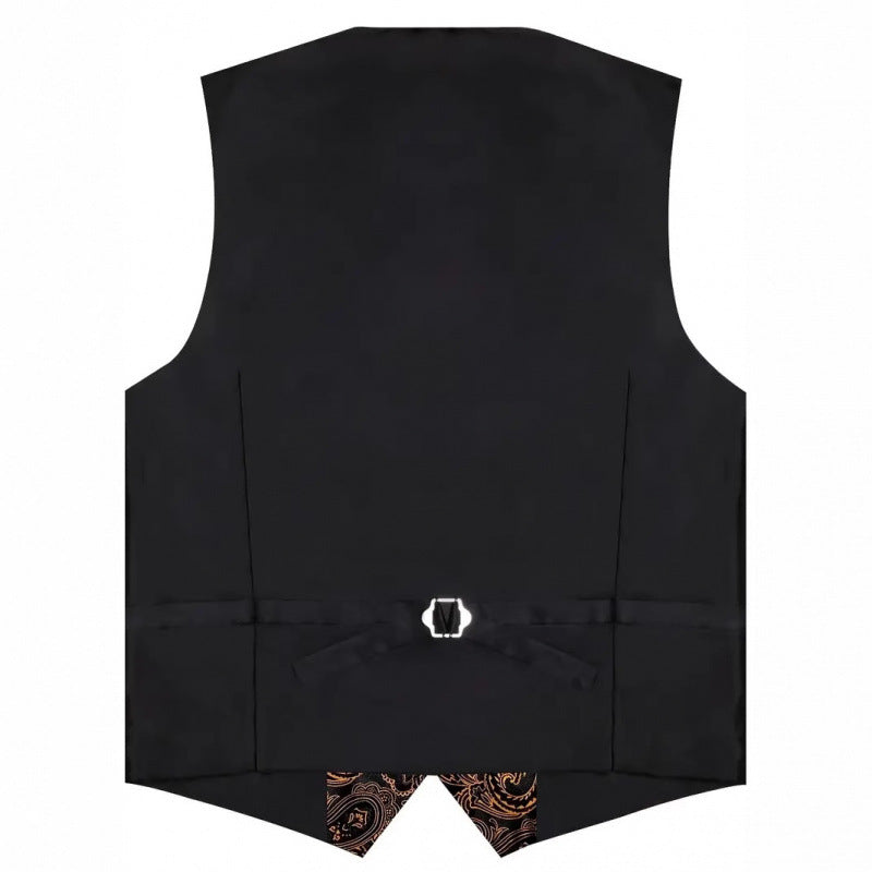 Herren Weste Elegant Paisley Muster Modern