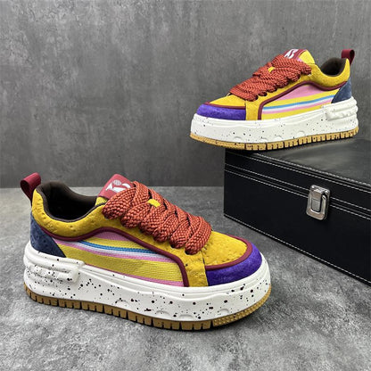 Damen Sneaker Chunky Mode Schuhe Bequem Strapazierfähig