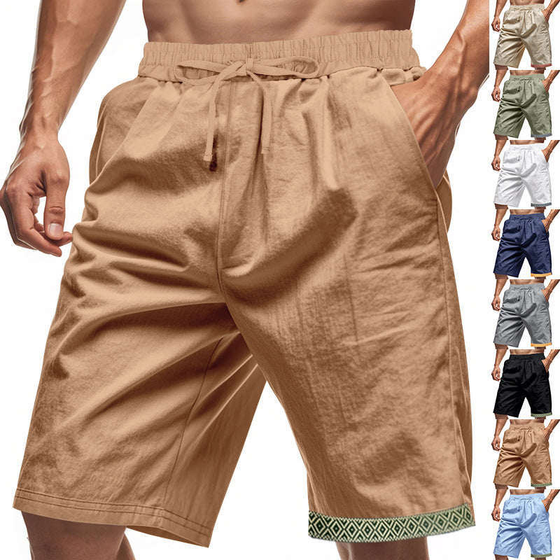 Herren Bermudashorts Bequem Elastisch Mit Kordelzug - BerlinGlamour