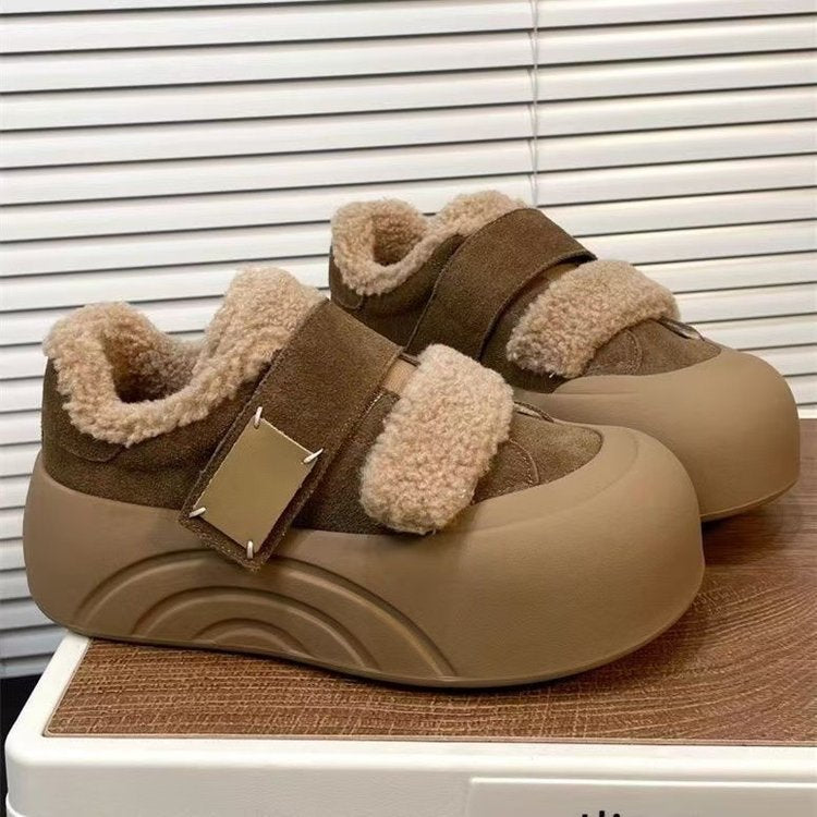 Damen Hausschuhe Warm Verstellbar Bequem Winter - BerlinGlamour