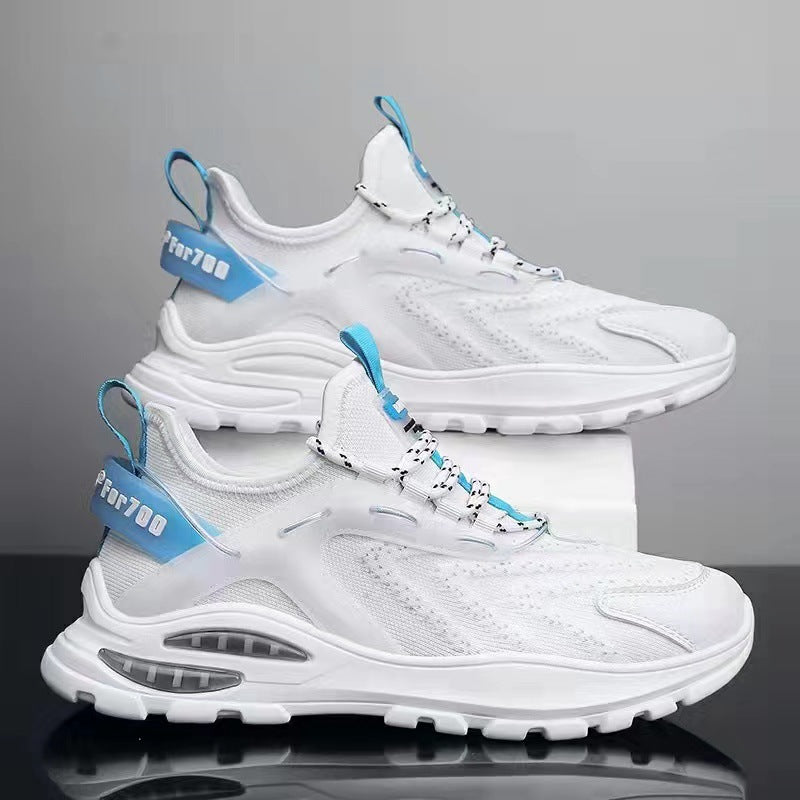 Damen Sneaker Sportlich Atmungsaktiv Mesh Oberfläche