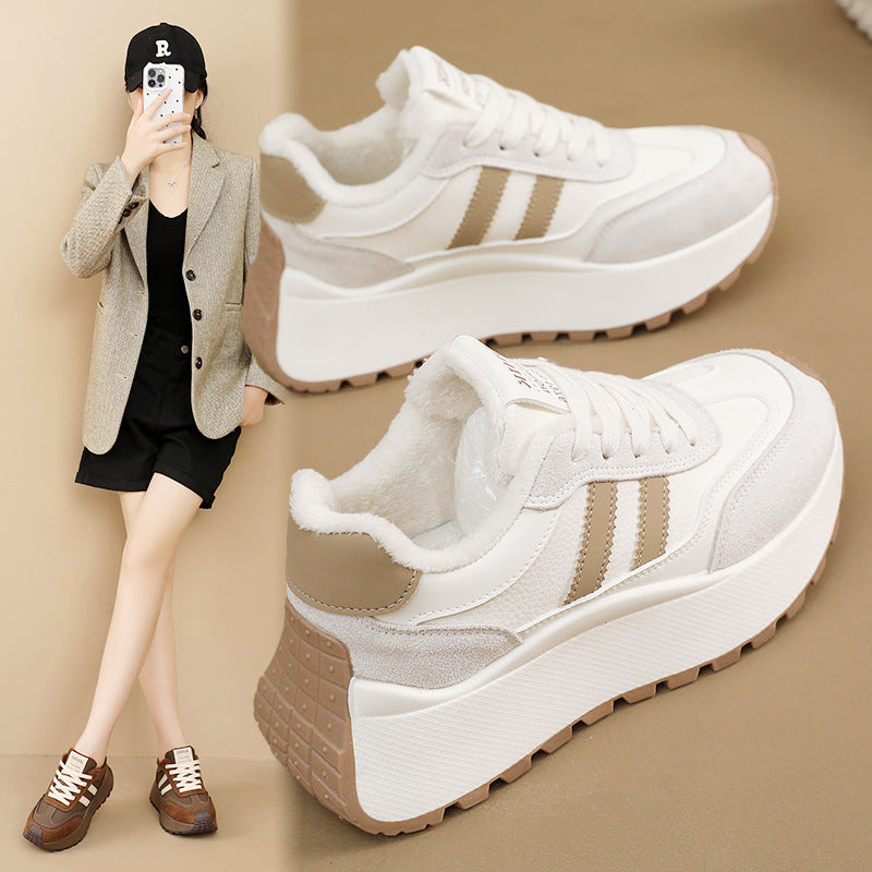 Damen Sneaker Chunky Bequem Rutschfest Plattform Schuhe - BerlinGlamour