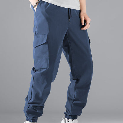 Herren Trainingshose Cargo Bequem Elastisch Mit Taschen