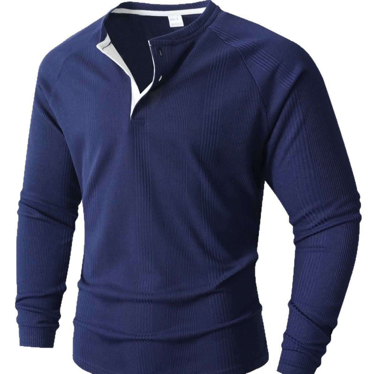 Herren Langarm-Shirt Strukturiert Modern Berlin Chic