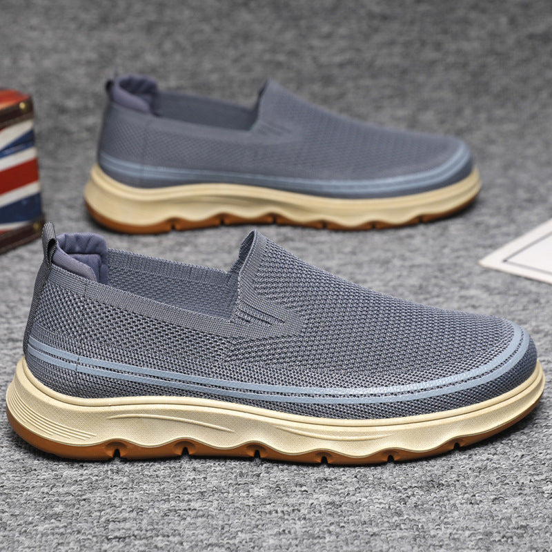 Damen Sneaker Atmungsaktiv Slip-On bequem mit Polster