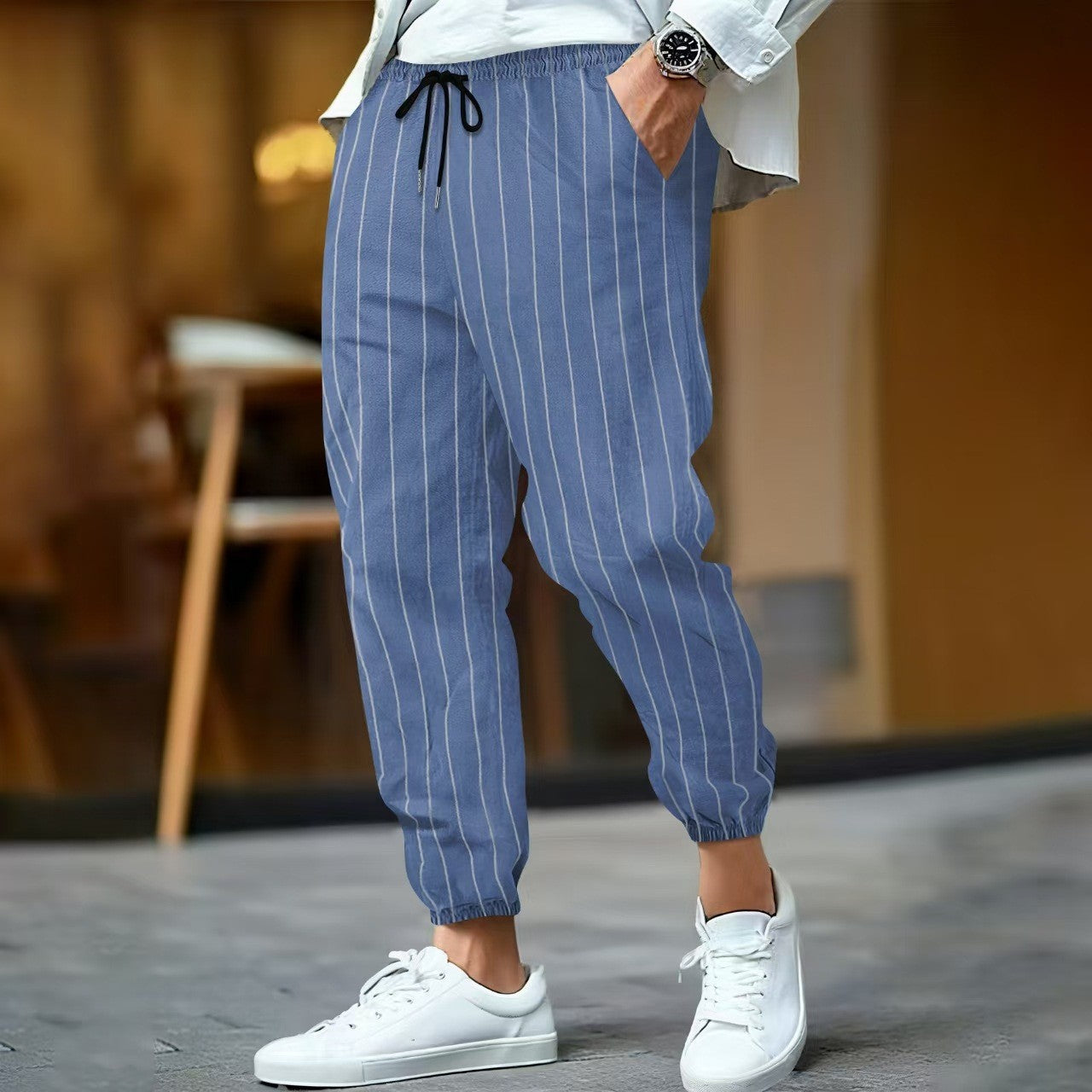 Bequeme Jogginghose Elastischer Bund Slim Fit