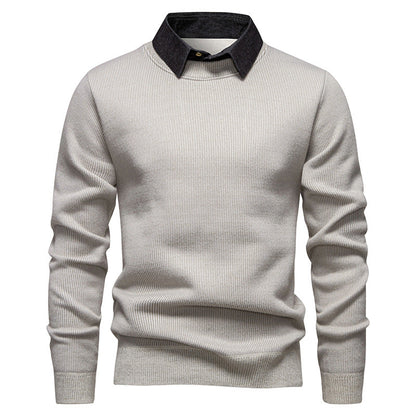 Herren Pullover Modern Kragen Hochwertig
