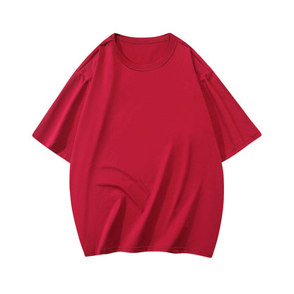 Damen T-Shirt Oversized Lässig Baumwolle