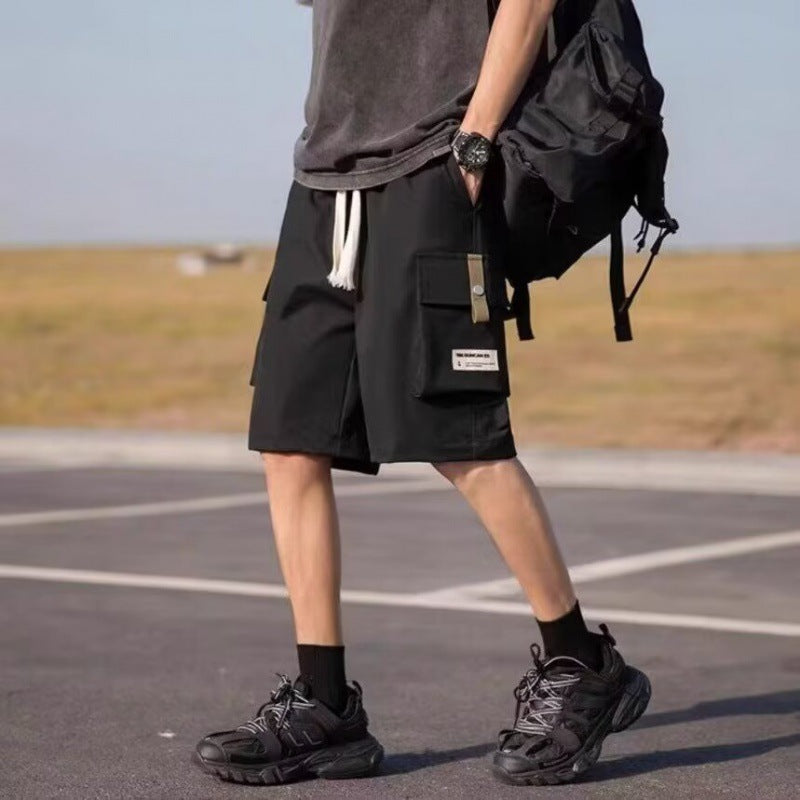 Herren Cargo-Shorts Bequem Mit Vielen Taschen Elastisch - BerlinGlamour