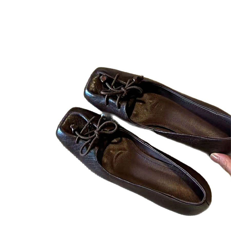 Damen Ballerinas Bequem Bogen Detail Flexibel