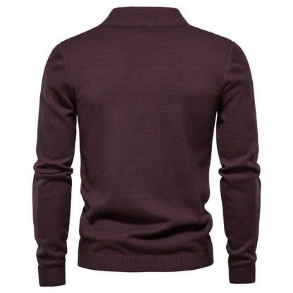 Herren Rollkragenpullover Weich Komfortabel Strick