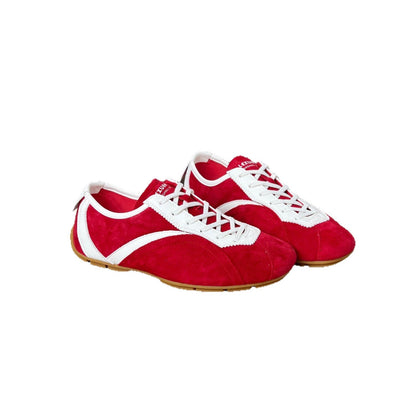 Damen Sneaker Sportlich Wildleder Laufsohle Komfort
