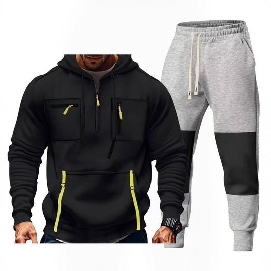 Herren Sportbekleidungsset Funktionstaschen Sportlich Modern - BerlinGlamour