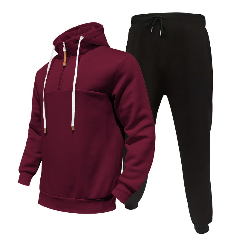 Herren Fleecepullover mit Cargo-Hose Funktionell Modern