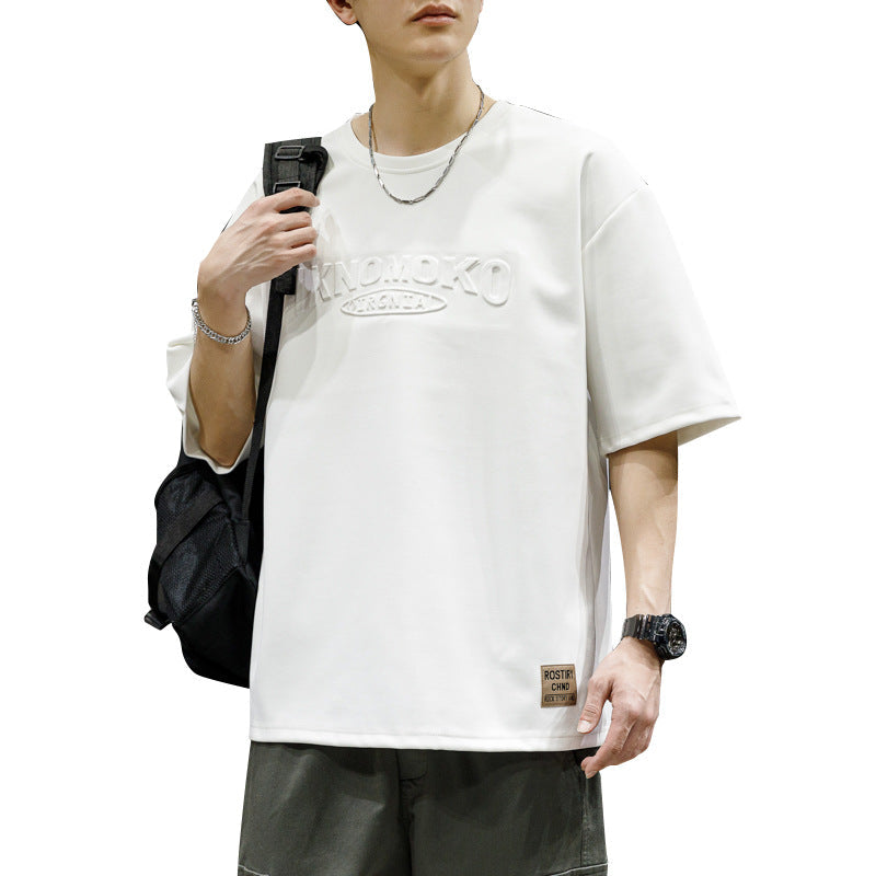 Herren T-Shirt Oversized mit Logo-Print Berlin Style