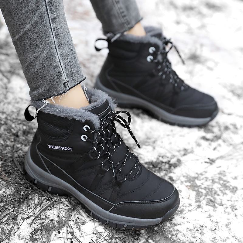 Wasserfeste Damen Winterstiefel Isoliert Rutschfest