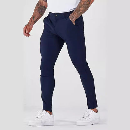 Herren Chinohose Slim Fit Elastisch Berlin Style