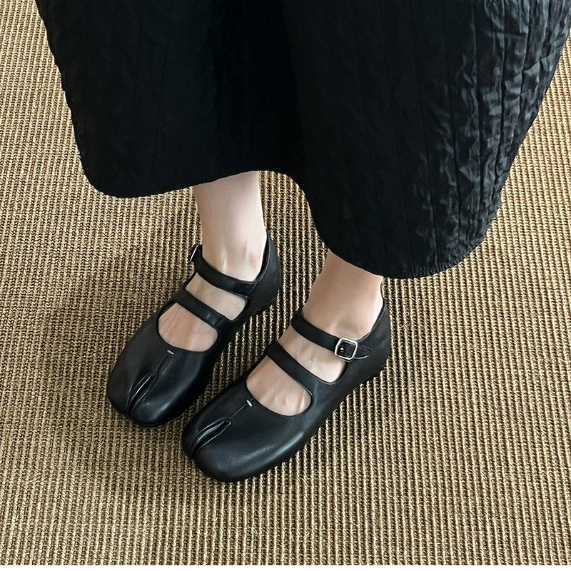 Damen Ballerinas Bequem Verstellbar Moderne Design