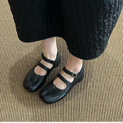 Damen Ballerinas Bequem Verstellbar Moderne Design