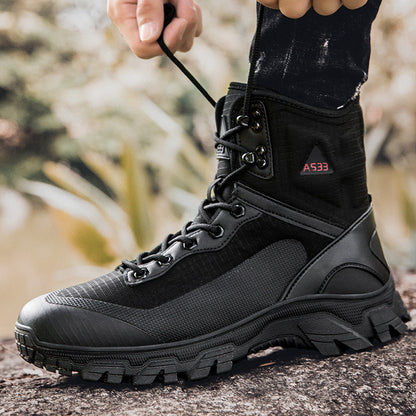 Herren Wanderstiefel atmungsaktiv rutschfest Outdoor Schuhe