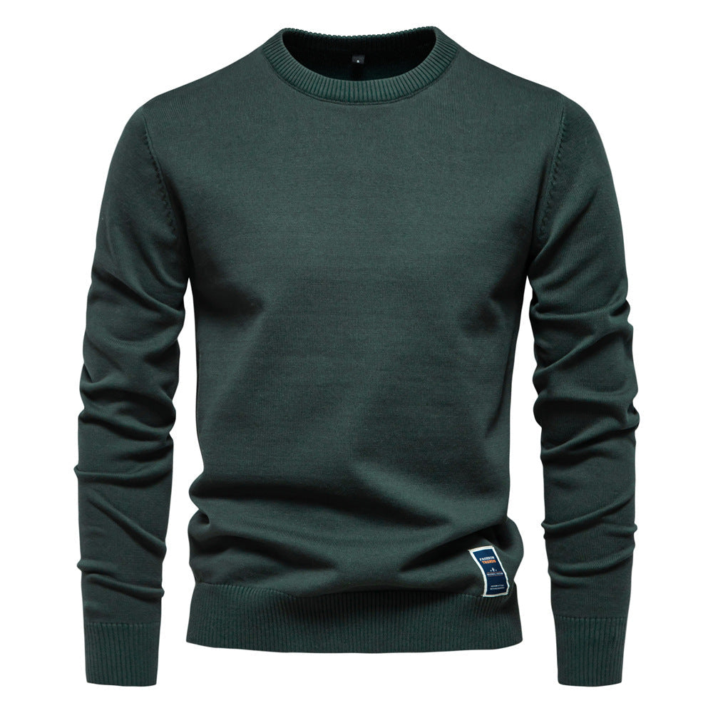 Herren Strickpullover Baumwolle Bequem Passform Modern