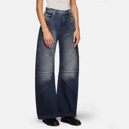 Damen Jeans Weite Bequem Mit besonderem Schnitt - BerlinGlamour