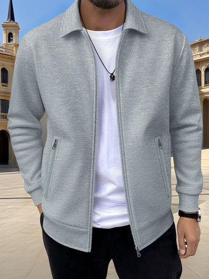 Herren Sportliche Steppjacke mit seitlichen Reißverschlusstaschen BerlinGlamour.