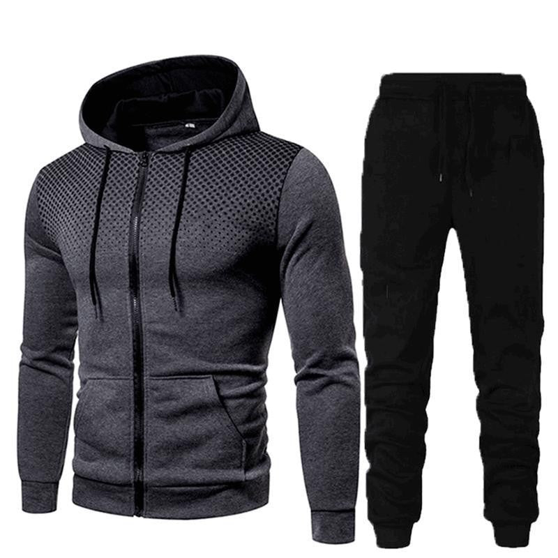 Herren Jogginganzug Set Atmungsaktiv Sportlich Modern