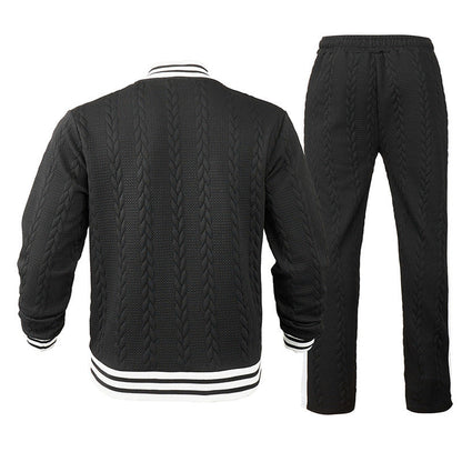 Herren Bomberjacke Sportlich Mit Kontraststreifen Modern