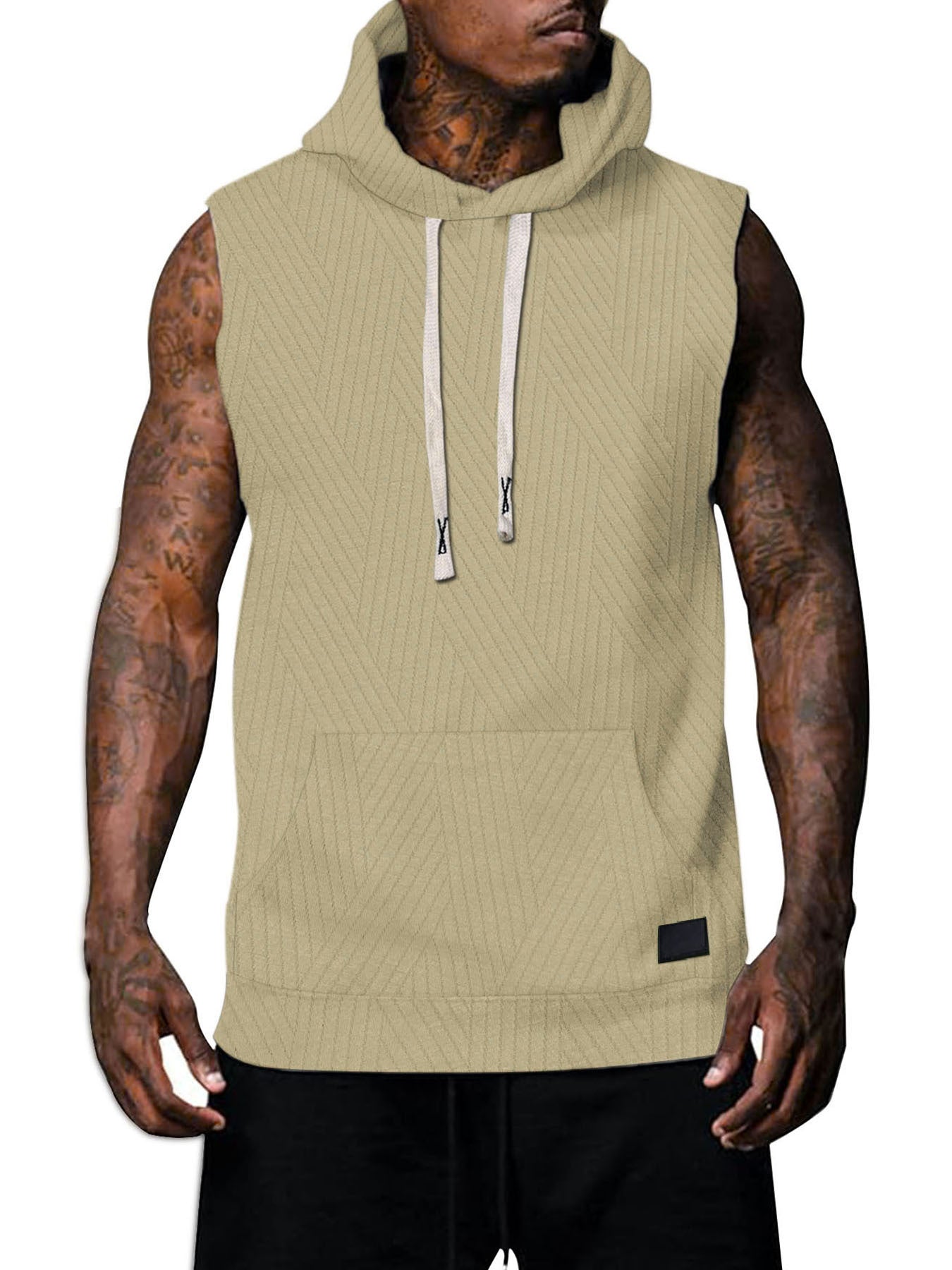 Männer Hoodie Ärmellos Berlin Style